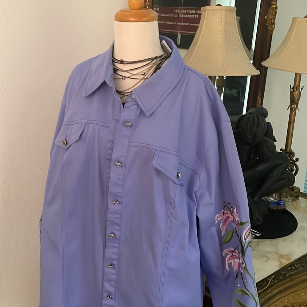 Bob Mackie Wearable Art Jacket - image 1